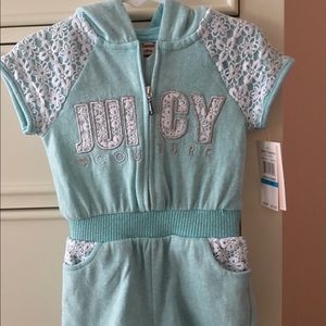 JUICY COUTURE hooded romper